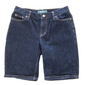 Vintage Ralph Lauren Jeans Co. Bermuda Jean Shorts – Women's Size 2 – Dark‎ Wash